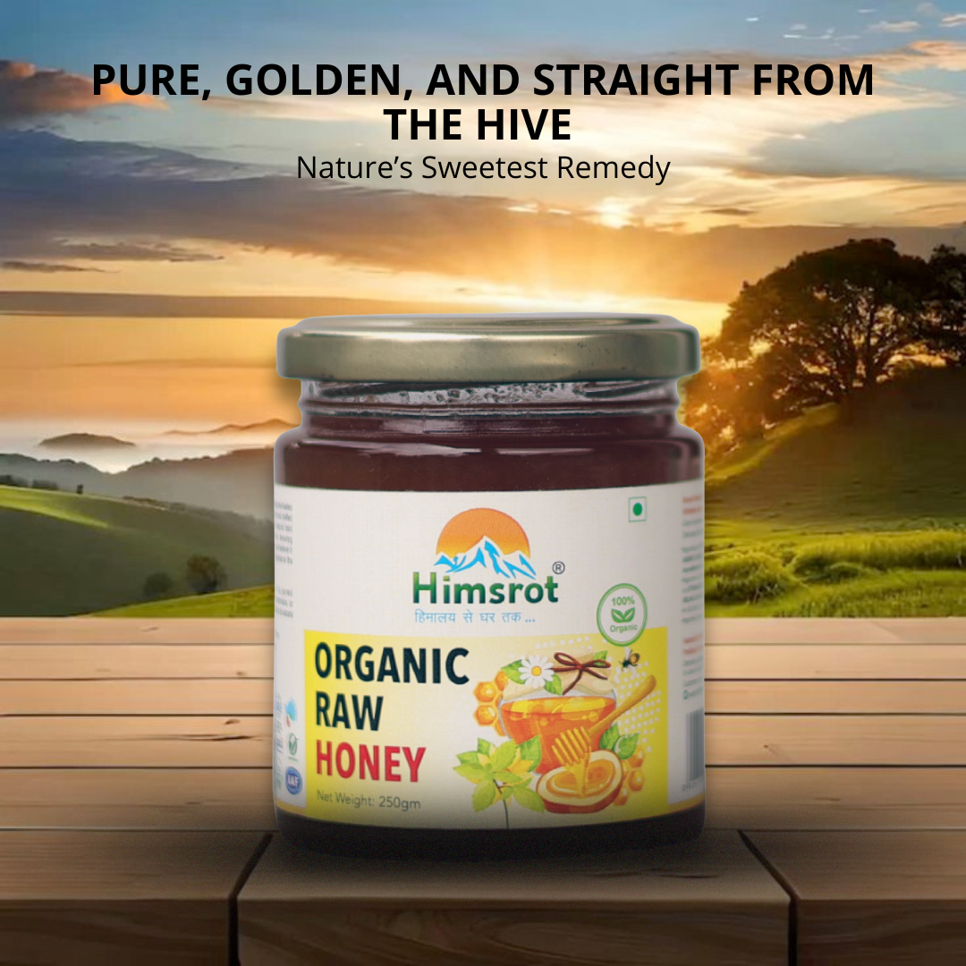 Himsrot Organic Raw Honey, 250g
