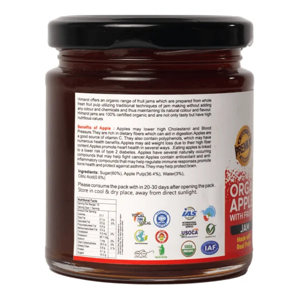 Orange Marmalade Fruit Jam with Real Fruits, 250g
