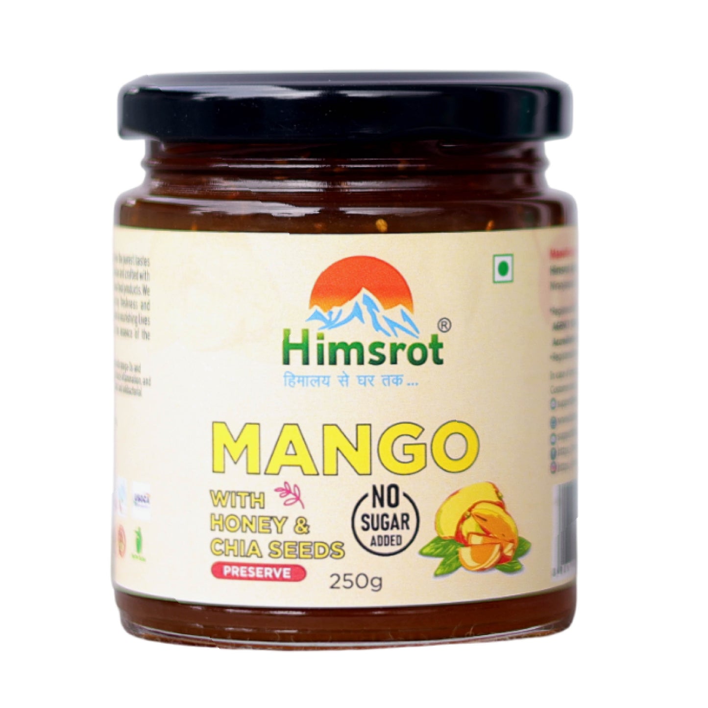 Himsrot Mango Preserve with Honey & Chia Seeds 250gm