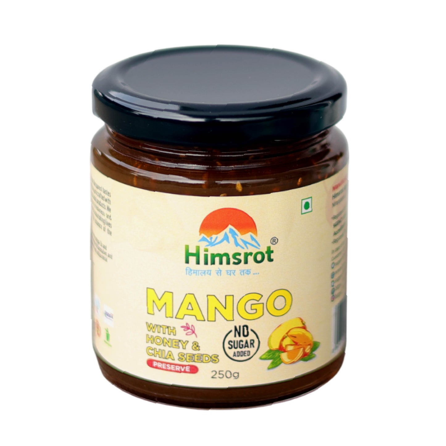 Himsrot Mango Preserve with Honey & Chia Seeds 250gm