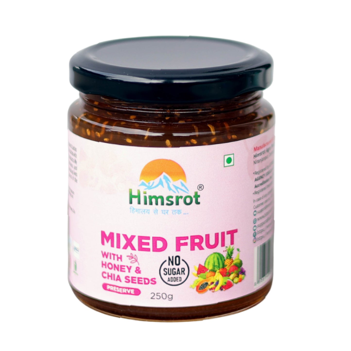 Himsrot Mixed Fruit Preserve with Honey & Chia Seeds 250gm
