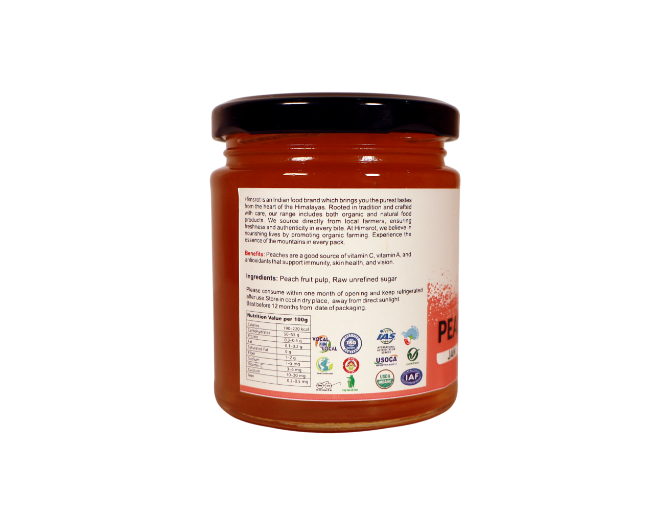 Peach Jam 250g