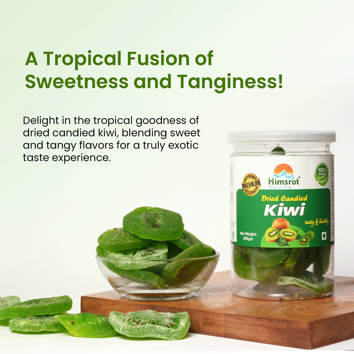 Himsrot Dried Kiwi, 200g