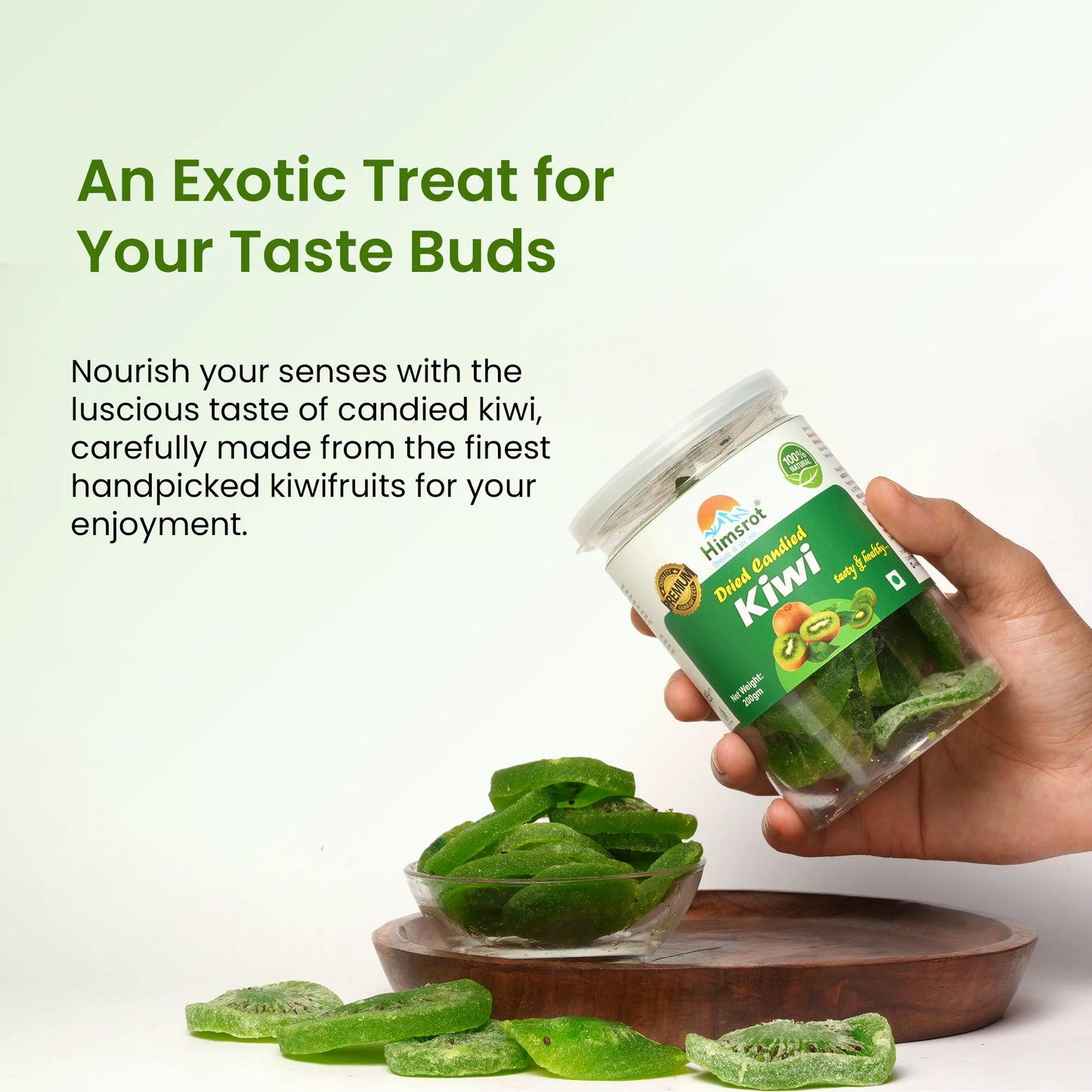 Himsrot Dried Kiwi, 200g