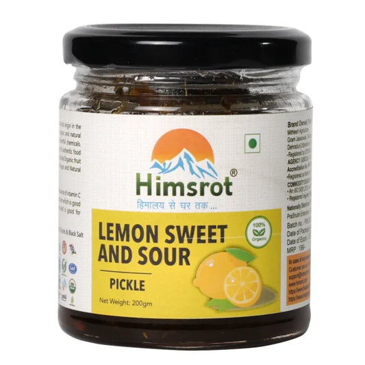 Himsrot Lemon Sweet & Sour Pickle Achar, 200g