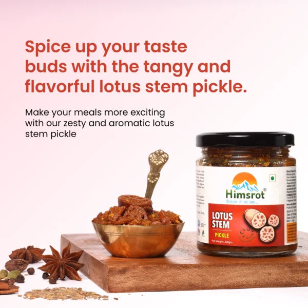 Lotus Stem Pickle Kamal Kakdi Achar, 200g
