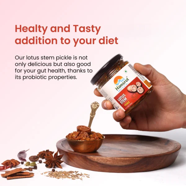 Lotus Stem Pickle Kamal Kakdi Achar, 200g