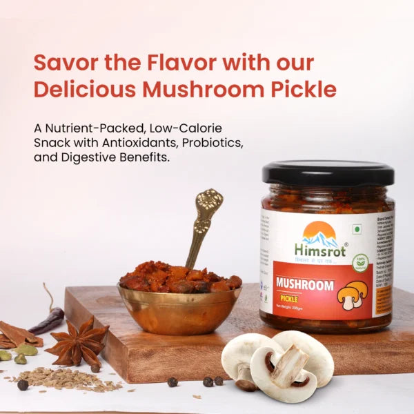 Himsrot Mushroom Pickle Achar, 200g