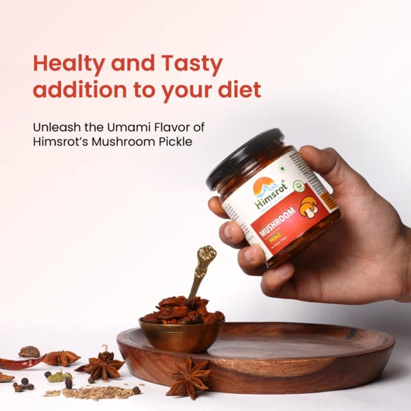 Himsrot Mushroom Pickle Achar, 200g