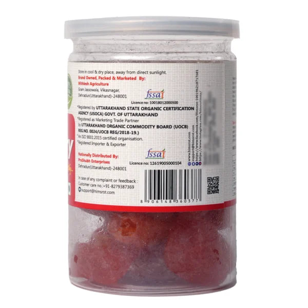 Himsrot Dried Strawberry Fruits from Himalayas 100% Natural Sun Dried Candied Strawberries, 200g