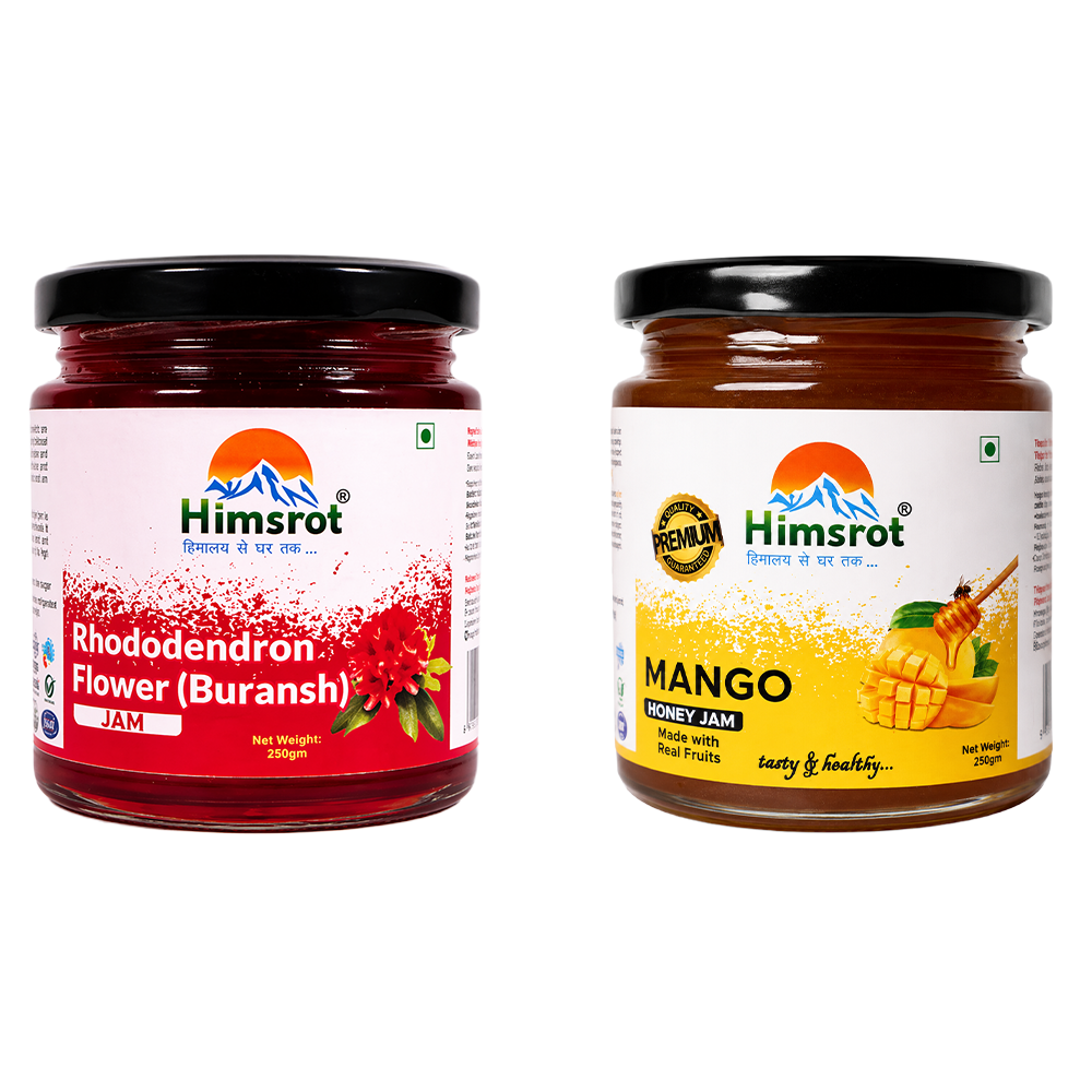 Free Buransh Jam + Mango Honey Jam