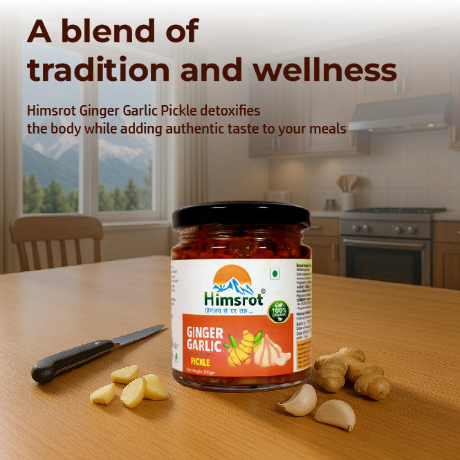 Himsrot Ginger Garlic Pickle 200gm