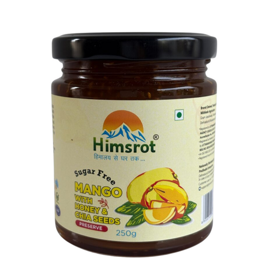 Himsrot Mango Preserve with Honey & Chia Seeds 250gm