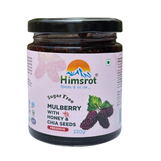 Himsrot Mulberry Preserve with Honey & Chia Seeds 220gm