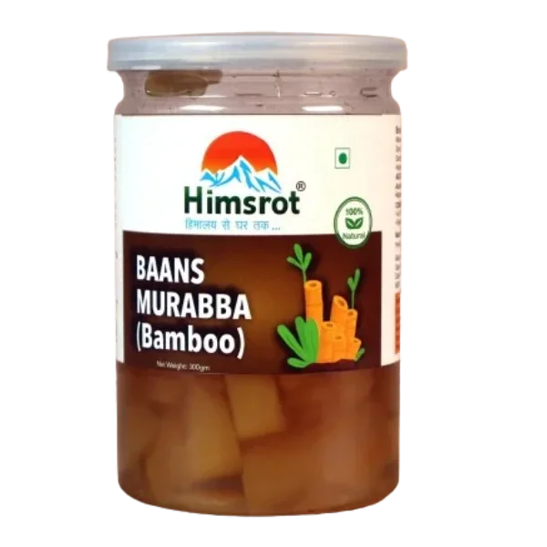 Himsrot Baans (Bamboo) Murabba, 300g (80% Fruit Content, No Preservatives, Low Sugar)