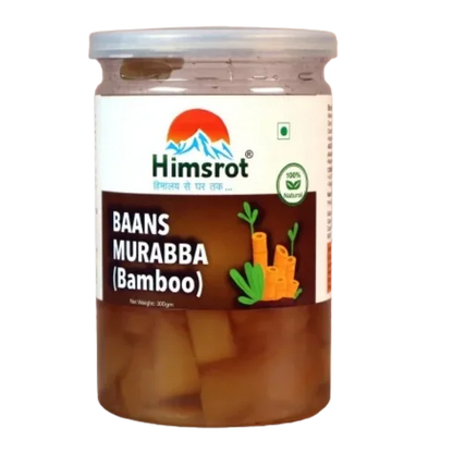 Himsrot Baans (Bamboo) Murabba, 300g (80% Fruit Content, No Preservatives, Low Sugar)