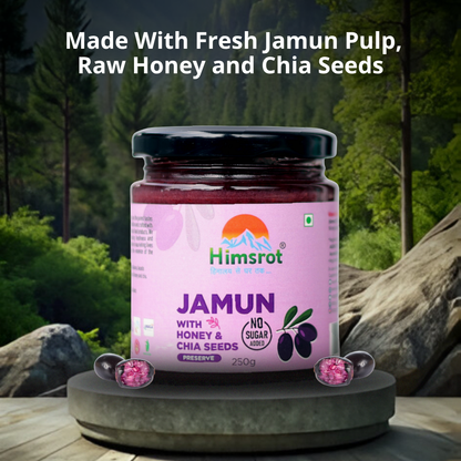 Himsrot Jamun Preserve with Honey & Chia Seeds 250gm