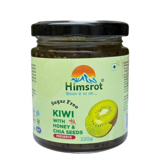 Himsrot Kiwi Preserve with Honey & Chia Seeds 220gm