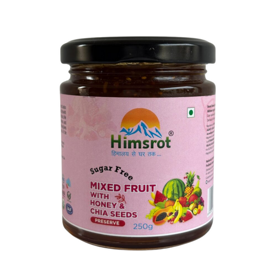 Himsrot Mixed Fruit Preserve with Honey & Chia Seeds 250gm