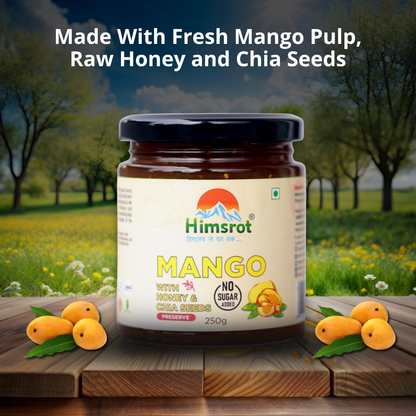 Himsrot Mango Preserve with Honey & Chia Seeds 250gm