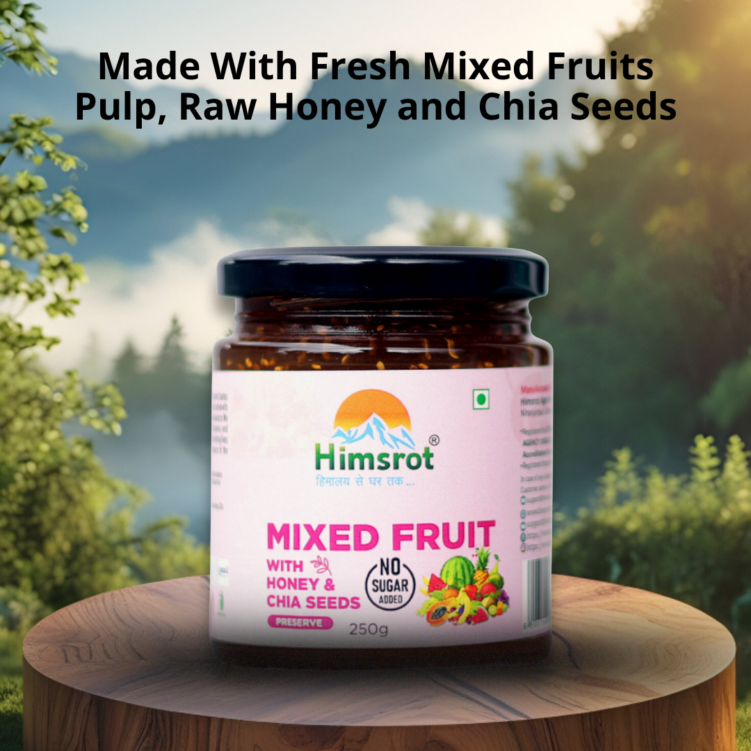 Himsrot Mixed Fruit Preserve with Honey & Chia Seeds 250gm