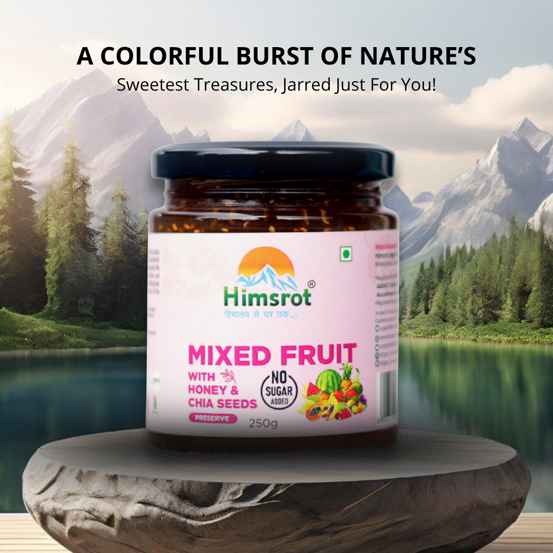 Himsrot Mixed Fruit Preserve with Honey & Chia Seeds 250gm