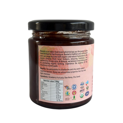 Himsrot Strawberry Preserve with Honey & Chia Seeds 220gm