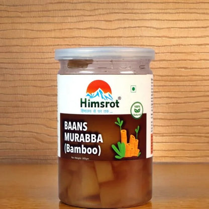 Himsrot Baans (Bamboo) Murabba, 300g (80% Fruit Content, No Preservatives, Low Sugar)