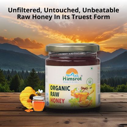 Himsrot Organic Raw Honey, 250g