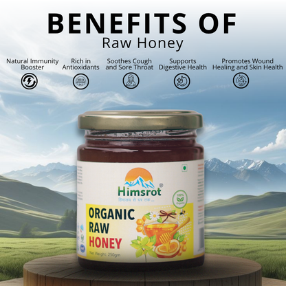 Himsrot Organic Raw Honey, 250g
