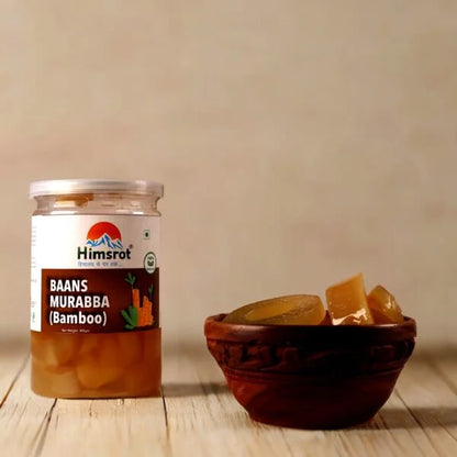 Himsrot Baans (Bamboo) Murabba, 300g (80% Fruit Content, No Preservatives, Low Sugar)