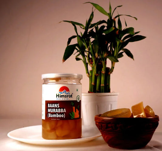 Himsrot Baans (Bamboo) Murabba, 300g (80% Fruit Content, No Preservatives, Low Sugar)