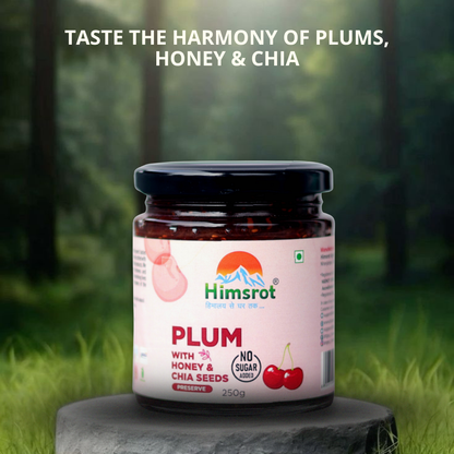 Himsrot Plum Preserve with Honey & Chia Seeds 250gm