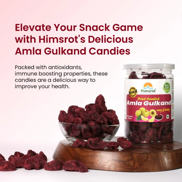 Amla Gulkand Dried Amla Gooseberry Candy, 200g