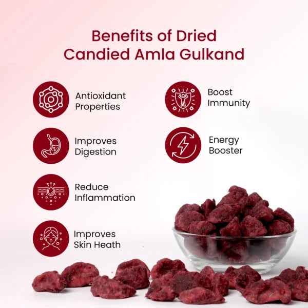 Amla Gulkand Dried Amla Gooseberry Candy, 200g