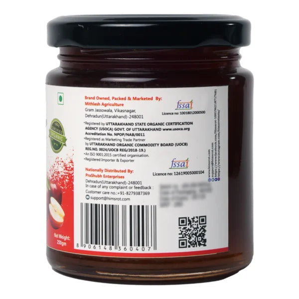 Himsrot Organic Apple Fruit Jam, 250g