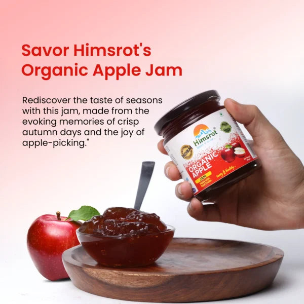 Himsrot Organic Apple Fruit Jam, 250g
