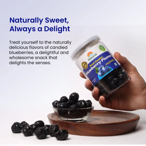 Dried Blueberries Healthy Whole Dry Blueberry Plums, 200g
