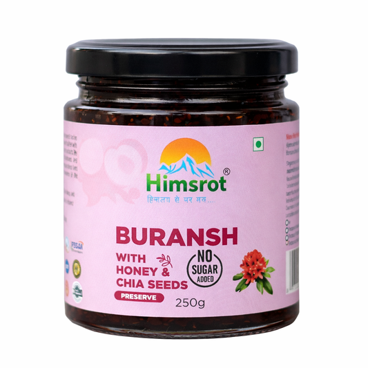 Himsrot Buransh Jam (Preserve) With Honey & Chia Seeds | 250gm