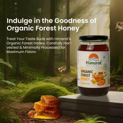 Himsrot Certified Organic Wild Forest Honey, 500g