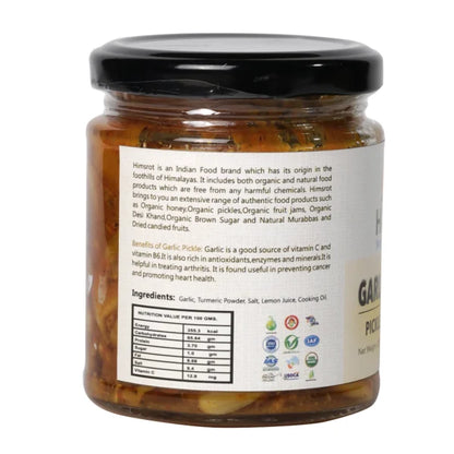 Himsrot Organic Garlic Pickle Lehsun Achar, 200g