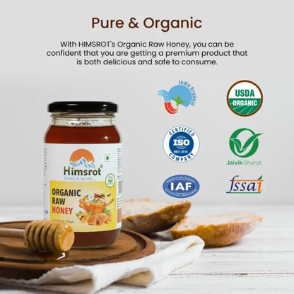 Himsrot Certified Organic Raw Honey, 500g