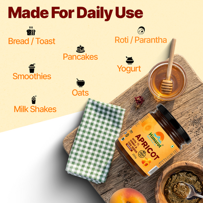 Himsrot Apricot Jam (Preserve) with Honey & Chia Seeds | 250gm