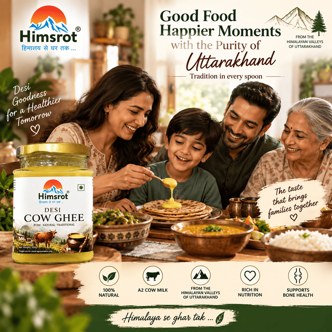 Himsrot Desi Cow Ghee | Pure, Natural & Traditional | 200gm