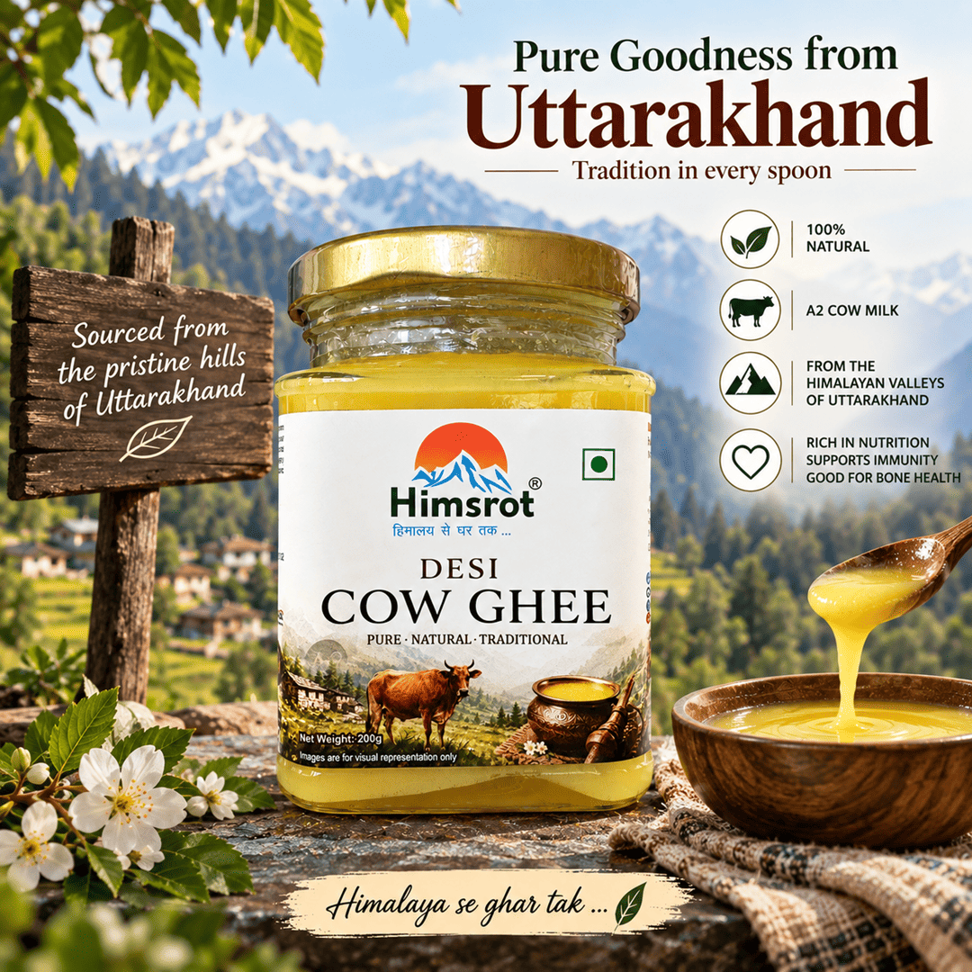 Himsrot Desi Cow Ghee | Pure, Natural & Traditional | 200gm