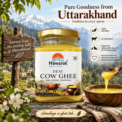 Himsrot Desi Cow Ghee | Pure, Natural & Traditional | 200gm