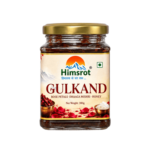 Himsrot Gulkand With Dhaaga Mishri & Honey | Pure, Natural & Himalayan | 300gm