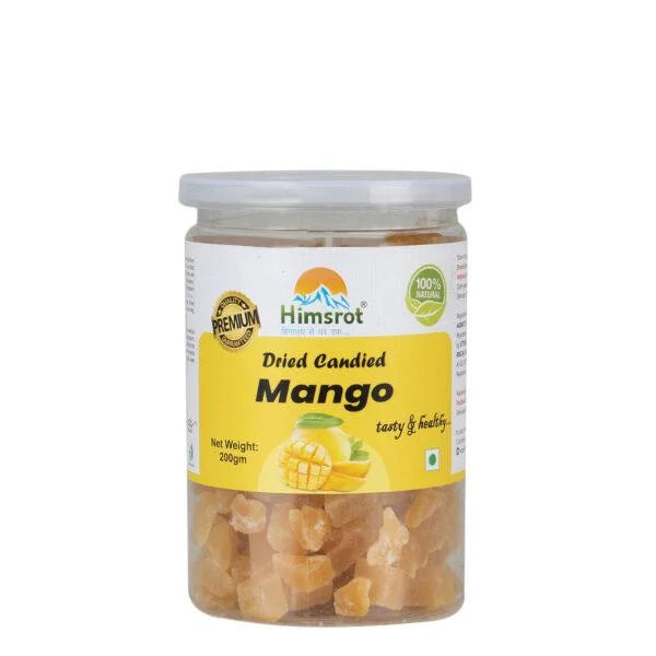 Himsrot Dried Premium Mango Candies from Himalayas 100% Natural, 200g