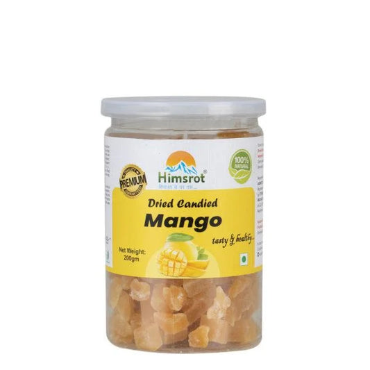 Himsrot Dried Premium Mango Candies from Himalayas 100% Natural, 200g