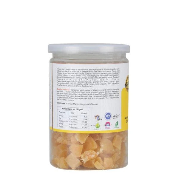 Himsrot Dried Premium Mango Candies from Himalayas 100% Natural, 200g